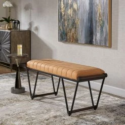 Uttermost Woodstock Mid-Century Bench Benches