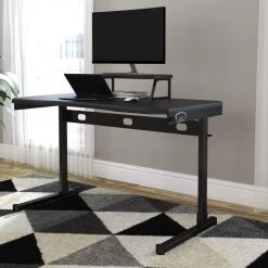 Signature Design By Ashley® Desks Lynxtyn - Black - Home Office Desk