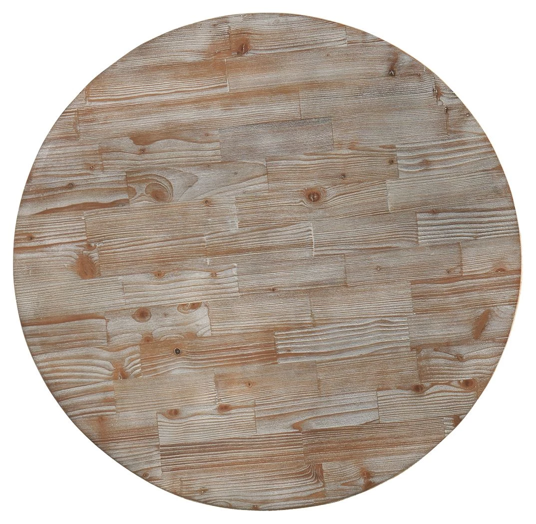 Ashley Furniture Glasslore - Light Grayish Brown - Round Cocktail Table 7 Ashley Furniture Glasslore - Light Grayish Brown - Round Cocktail Table