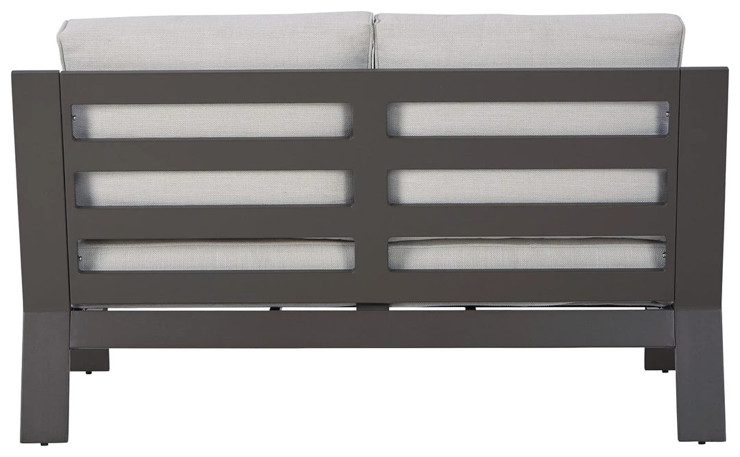 Signature Design By Ashley® Tropicava - Taupe/white - Loveseat W/cushion 6 Signature Design By Ashley® Tropicava - Taupe/white - Loveseat W/cushion