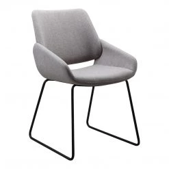 Moe's Home Collection Lisboa Dining Chair Light Grey Chairs