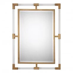 Accessories Uttermost Balkan Modern Gold Wall Mirror