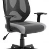 Signature Design By Ashley® Beauenali - Light Gray/black - Home Office Swivel Desk Chair Chairs