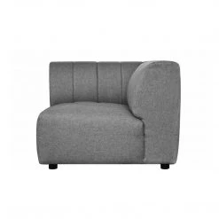 Moe's Home Collection Lyric Arm Chair Left Grey
