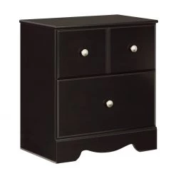 Ashley Furniture Nightstands Mirlotown - Almost Black - Two Drawer Night Stand