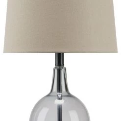 Ashley Furniture Arlomore - Gray - Glass Table Lamp (1/cn)