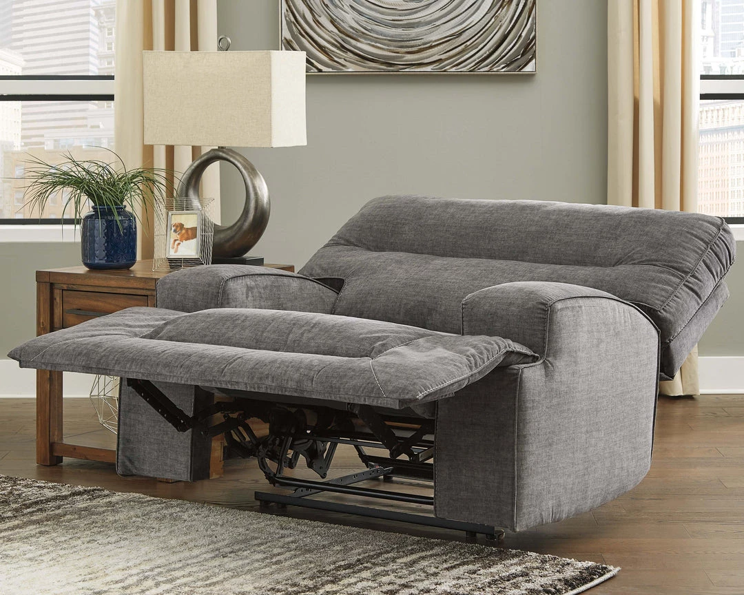 Ashley Furniture Coombs - Charcoal - Wide Seat Recliner 5 Ashley Furniture Coombs - Charcoal - Wide Seat Recliner