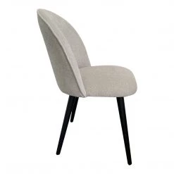 Moe's Home Collection Clarissa Dining Chair Light Grey-m2 Chairs