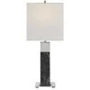 Accessories Uttermost Pilaster Black Marble Table Lamp