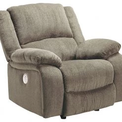 Ashley Furniture Draycoll - Pewter - Power Rocker Recliner