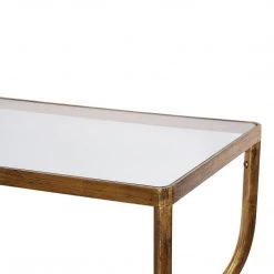 Tables Uttermost Deline Gold Console Table