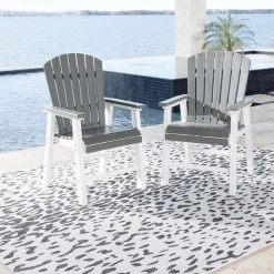 Signature Design By Ashley® Chairs Transville - Gray/white - Arm Chair (2/cn) 9 Signature Design By Ashley® Chairs Transville - Gray/white - Arm Chair (2/cn)