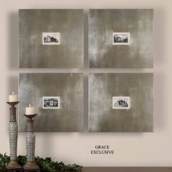 Accessories Uttermost Historical Buildings Framed Art Set/4