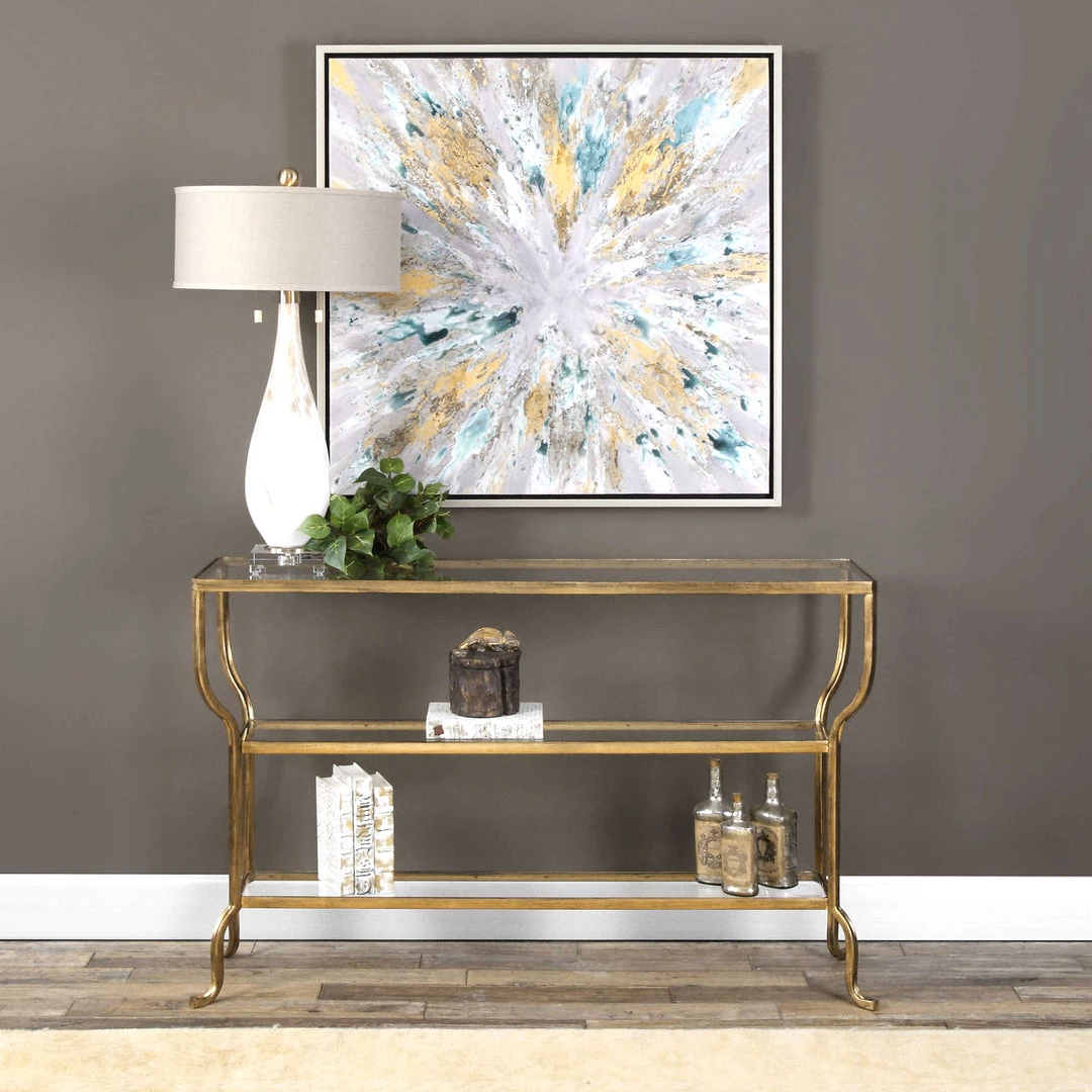 Tables Uttermost Deline Gold Console Table 5 Tables Uttermost Deline Gold Console Table