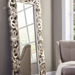 Ashley Furniture Lucia - Antique Silver Finish - Floor Mirror Accessories
