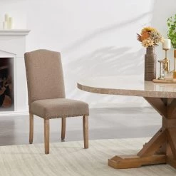 Ashley Furniture Kodatown - Linen - Dining Uph Side Chair (2/cn) Chairs