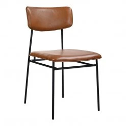 Moe's Home Collection Chairs Sailor Dining Chair Brown