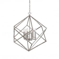 Uttermost Euclid 6 Light Nickel Cube Pendant Accessories