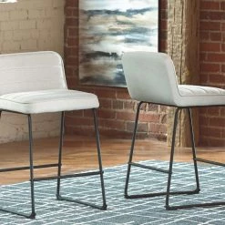 Ashley Furniture Nerison - Patterned - Upholstered Barstool (2/CN) 57 Ashley Furniture Nerison - Patterned - Upholstered Barstool (2/CN)