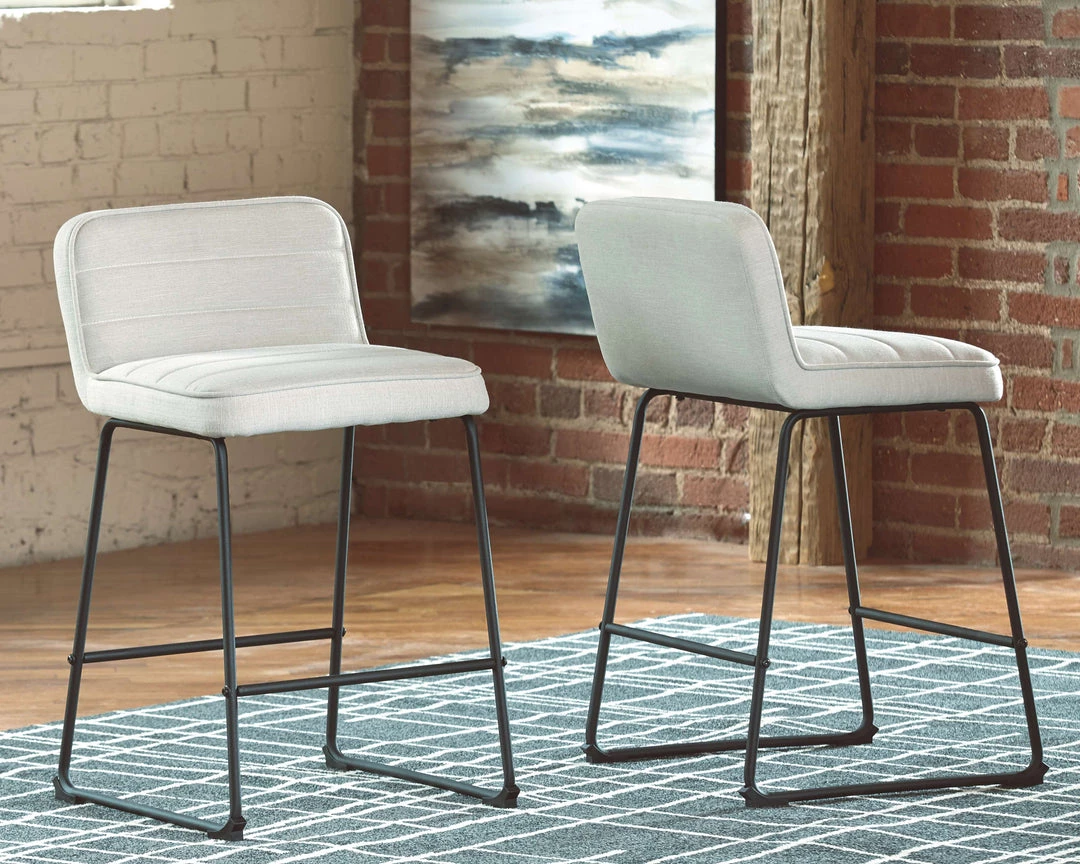 Ashley Furniture Nerison - Patterned - Upholstered Barstool (2/CN) 27 Ashley Furniture Nerison - Patterned - Upholstered Barstool (2/CN)