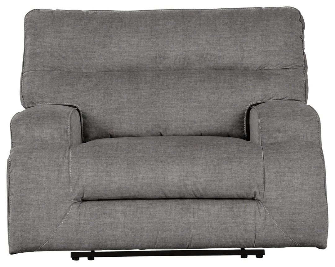 Ashley Furniture Coombs - Charcoal - Wide Seat Recliner 8 Ashley Furniture Coombs - Charcoal - Wide Seat Recliner