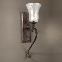 Uttermost Galeana Glass Wall Sconces