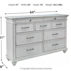 Ashley Furniture Kanwyn - Attractive - Dresser, Mirror Dressers