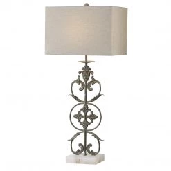Uttermost Gerosa Aged Bronze Table Lamp