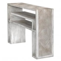 Uttermost Genara Bone White Carved Console Table 8 Uttermost Genara Bone White Carved Console Table