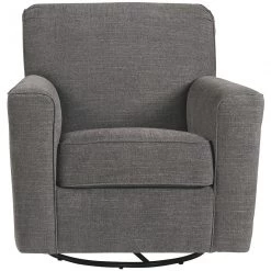 Ashley Furniture Alcona - Charcoal - Swivel Glider Accent Chair Chairs