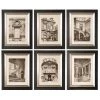 Accessories Uttermost Paris Scene Framed Art Set/6