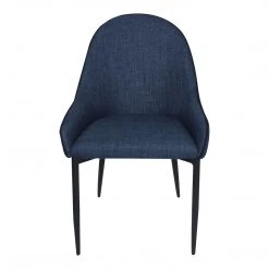 Moe's Home Collection Lapis Dining Chair Dark Blue-m2 Chairs