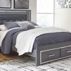 Signature Design By Ashley® Lodanna - Gray - Panel Bed