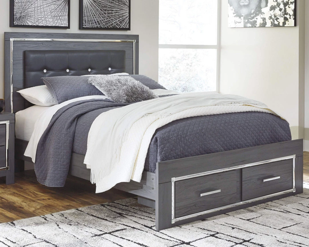 Signature Design By Ashley® Lodanna - Gray - Panel Bed 3 Signature Design By Ashley® Lodanna - Gray - Panel Bed