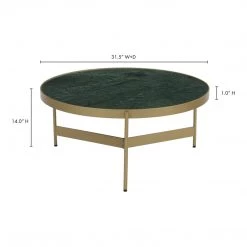 Moe's Home Collection Verde Marble Coffee Table Tables