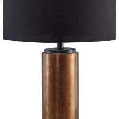 Ashley Furniture Hildry - Antique Brass Finish - Metal Table Lamp (1/cn) Accessories