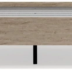 Signature Design By Ashley® Oliah - Natural - Queen Platform Bed Beds