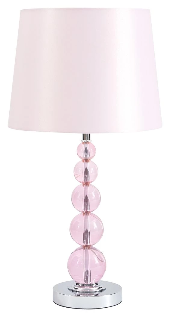 Ashley Furniture Accessories Letty - Pink - Crystal Table Lamp (1/cn) 3 Ashley Furniture Accessories Letty - Pink - Crystal Table Lamp (1/cn)