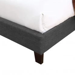 Emerald Home Beds Upholstered King Bed Charcoal