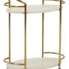 Signature Design By Ashley® Tarica - Cream/gold Finish - Bar Cart
