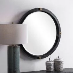 Uttermost Tull Industrial Round Mirror 13 Uttermost Tull Industrial Round Mirror