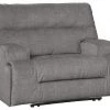 Ashley Furniture Coombs - Charcoal - Wide Seat Recliner 1 Ashley Furniture Coombs - Charcoal - Wide Seat Recliner