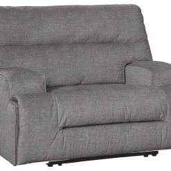 Ashley Furniture Coombs - Charcoal - Wide Seat Recliner