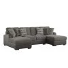 Emerald Home Berlin Double Chaise Sectional Sectionals