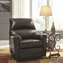 Ashley Furniture Braunsen - Brown - Chair Side End Table - Cherry-tone Top