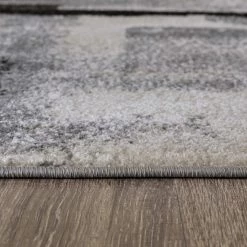 Ashley Furniture Accessories Brycebourne - Black/cream/gray - Medium Rug