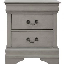 Ashley Furniture Kordasky - Gray - Two Drawer Night Stand 10 Ashley Furniture Kordasky - Gray - Two Drawer Night Stand