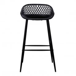 Moe's Home Collection Piazza Outdoor Barstool Black-m2 Stools