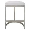 Stools Uttermost Ivanna Backless Silver Counter Stool 1 Stools Uttermost Ivanna Backless Silver Counter Stool