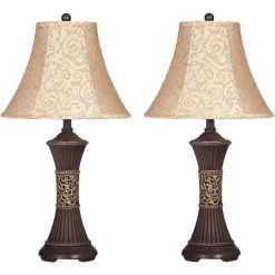 Ashley Furniture Mariana - Bronze Finish - Poly Table Lamp (2/CN) Accessories